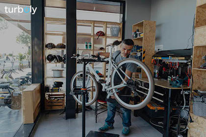 Bicycle repair. Memulai usaha toko sepeda