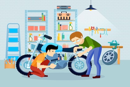 Repair Motorcycle Composition